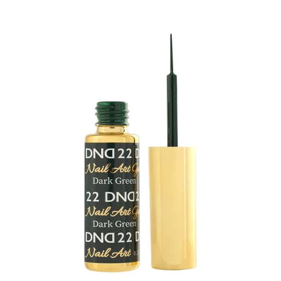 DND Nail Art Gel 22 Dark Green