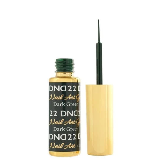 DND Nail Art Gel 22 Dark Green