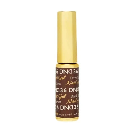 DND Nail Art Gel 35 Dark Maroon