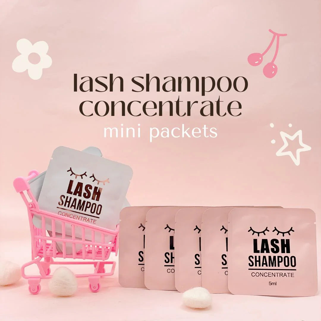 Elan lash shampoo concentrate MINI PACKETS - cleanser