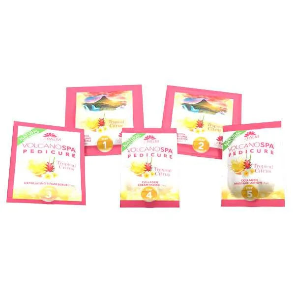 Volcano Spa “Tropical Citrus” Eruption Pedicure 6 Step Kit
