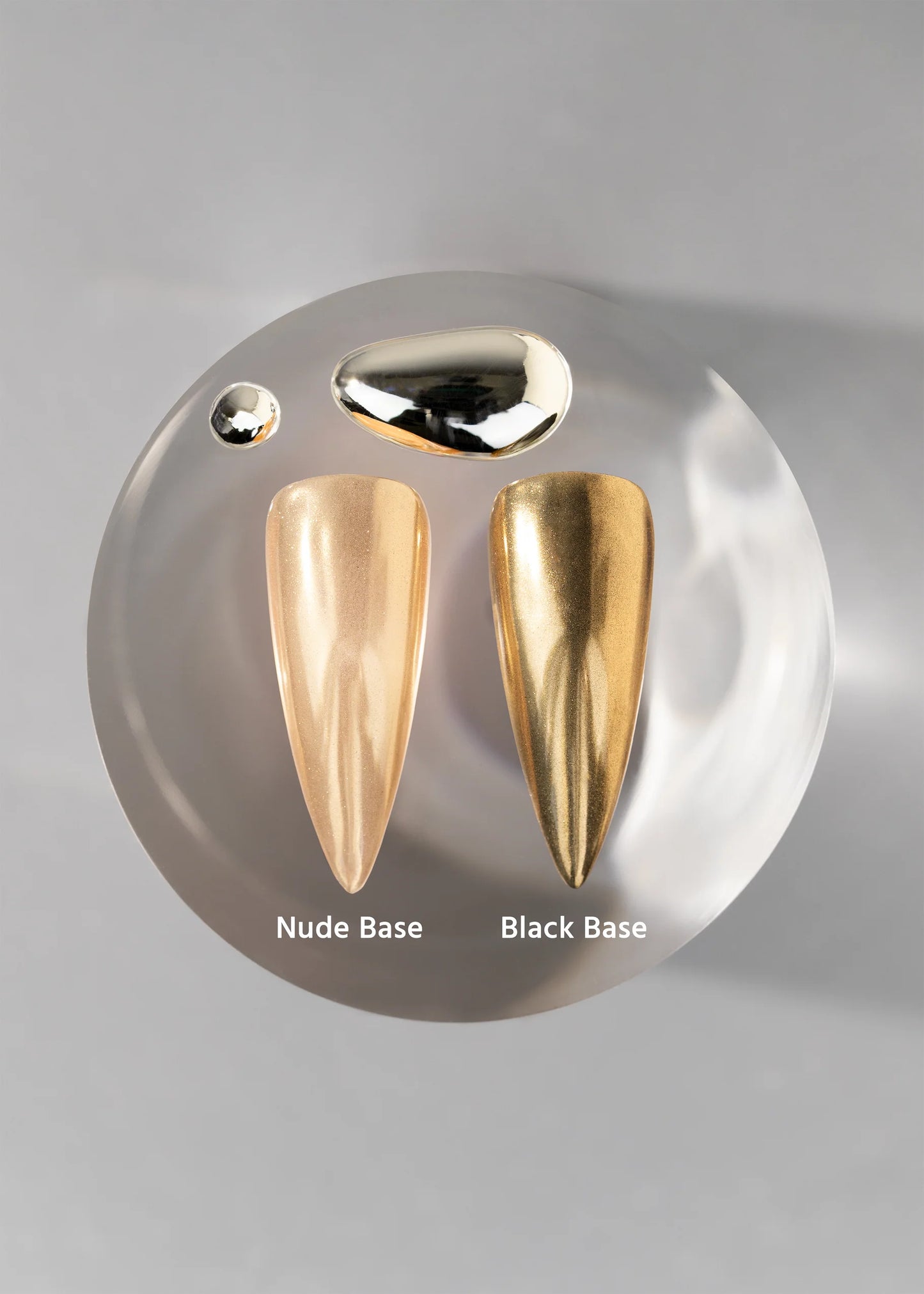 V BEAUTY PURE CHROME POWDER - CHAMPAGNE