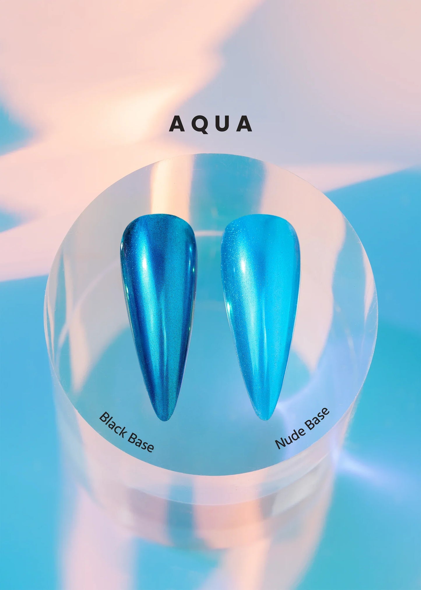 V BEAUTY PURE CHROME POWDER - AQUA