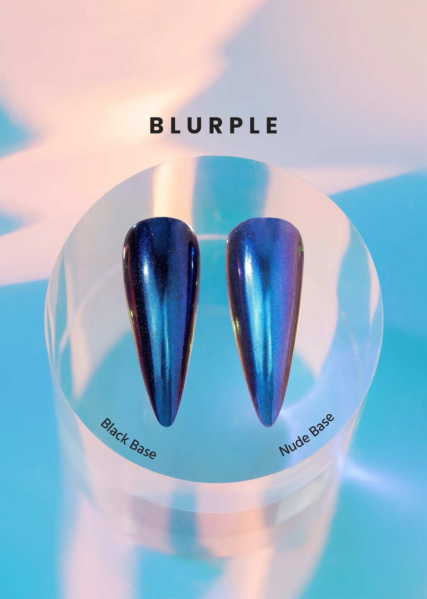 V BEAUTY PURE CHROME POWDER - BLURPLE