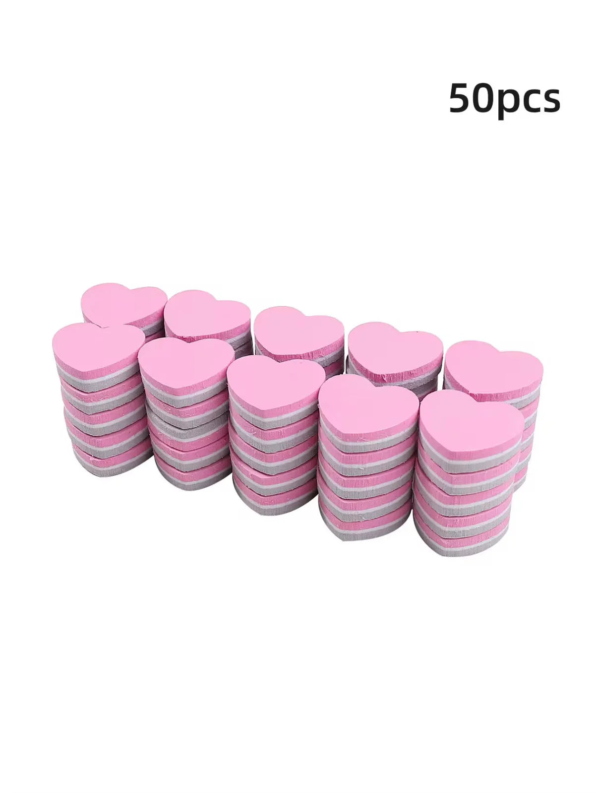 Heart Shaped Buffer 50 pk