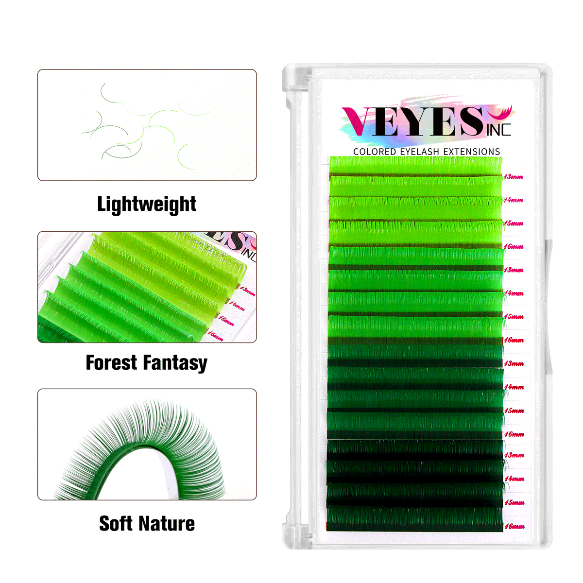 Veyes “Forest Fantasy” Lash Extensions 0.07