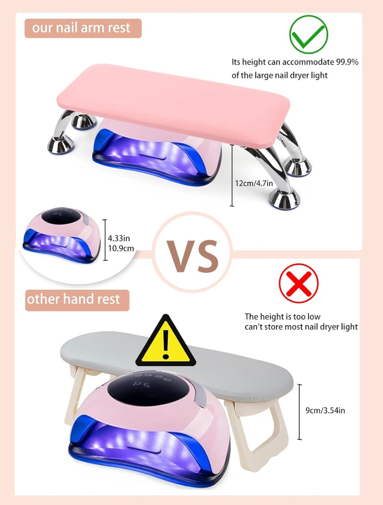 Arm Rest Pink