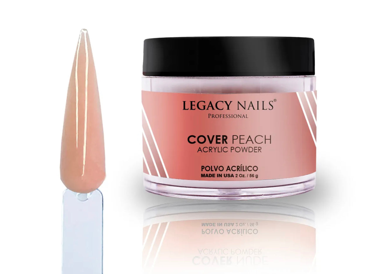 Legacy Nails Cover Peach 1oz Acrylic Powder