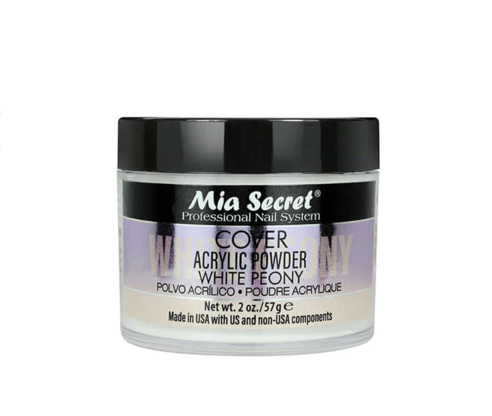 Mia Secret "White Peony" Cover Acrylic Powder