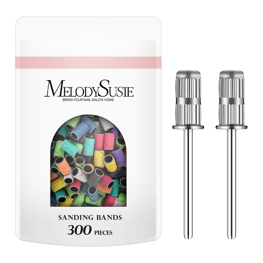 MelodySusie Sanding Bands Mixed Colors 300pc