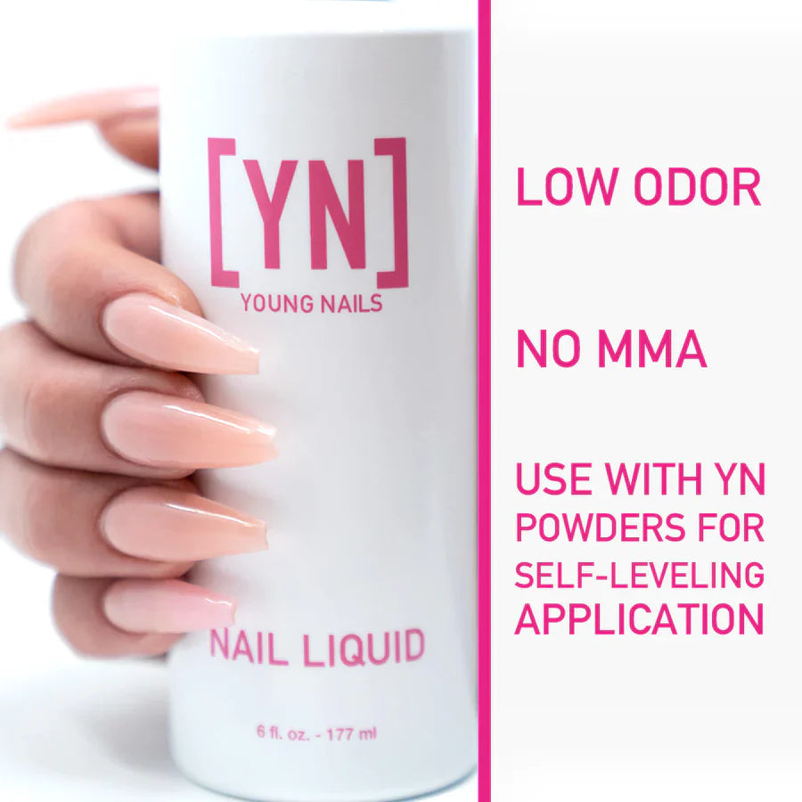 Young Nails Nail Liquid Monomer, 6oz