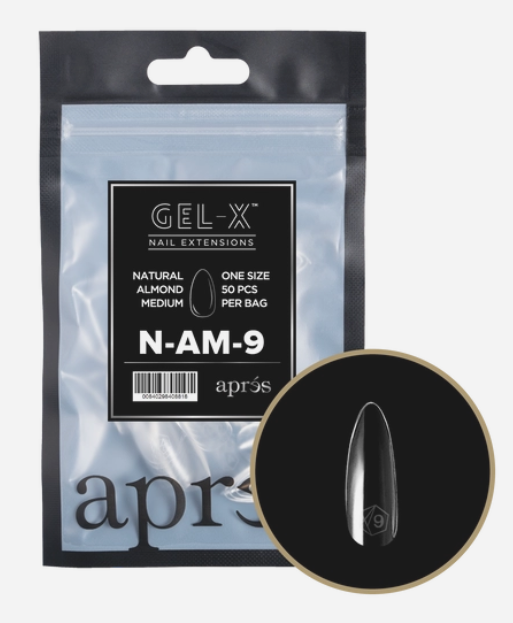 apres Gel-X® Natural Almond Medium Refill Bag