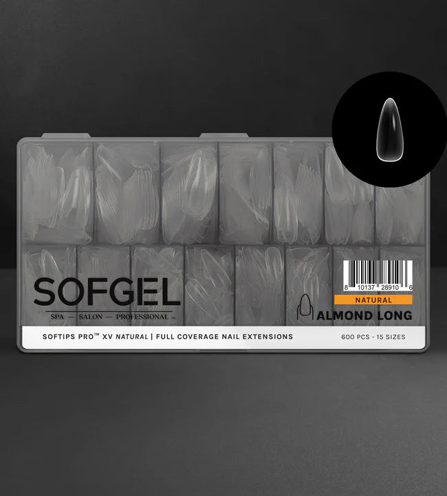 SOFGEL SOFTIPS PRO™ XV NATURAL- ALMOND