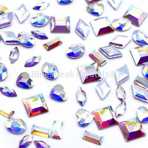 Bluestreak Crystals Serinity Rhinestones Non Hotfix Mini Shapes Mix CRYSTAL AB