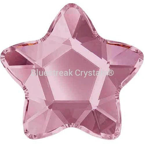 Bluestreak Crystals Serinity Rhinestones Non Hotfix Star Flower (2754) Light Rose