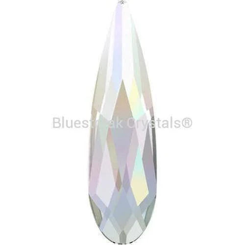 Bluestreak Swarovski Flat Back Crystals Rhinestones Non Hotfix Raindrop (2304) Crystal AB