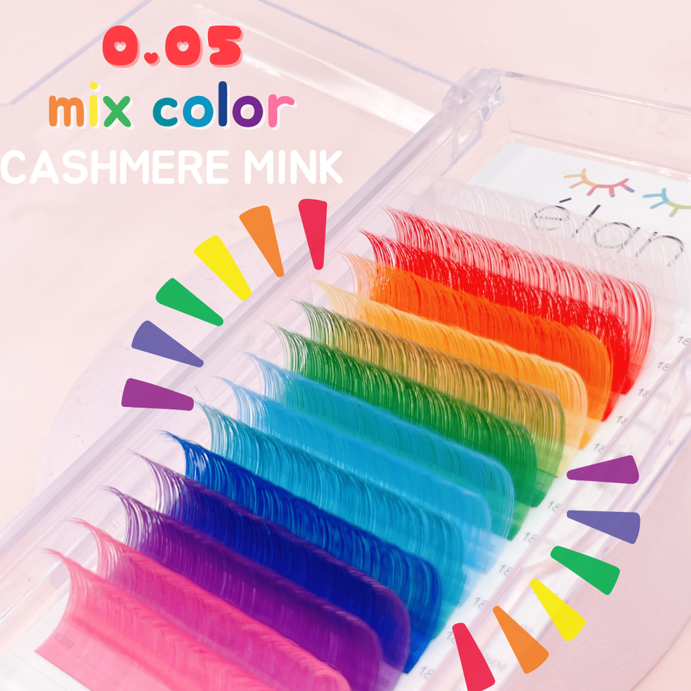 ELAN MIX COLORS 0.05 Cashmere Mink Lashes