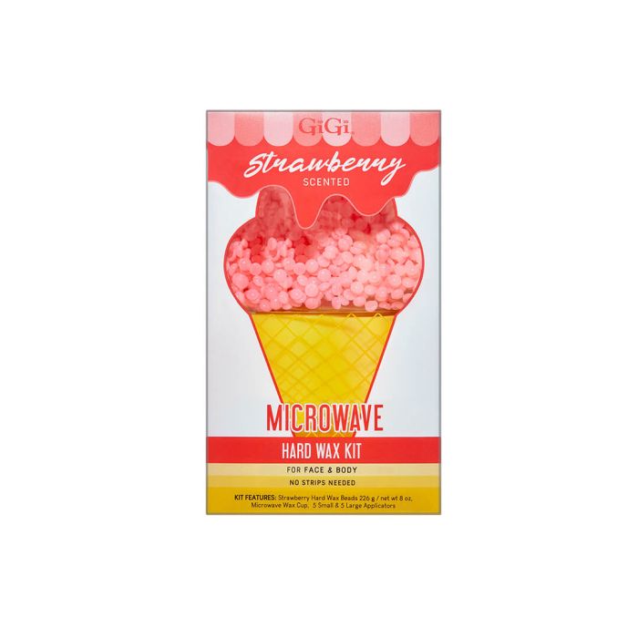 GiGi Strawberry Scented Microwave Hard Wax Kit