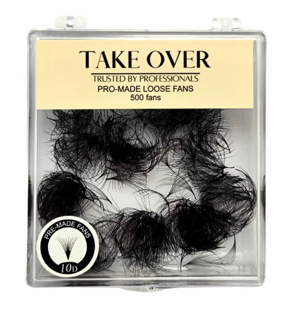 Take Over Pro-Made Loose Fans 500ct. 10D 0.03