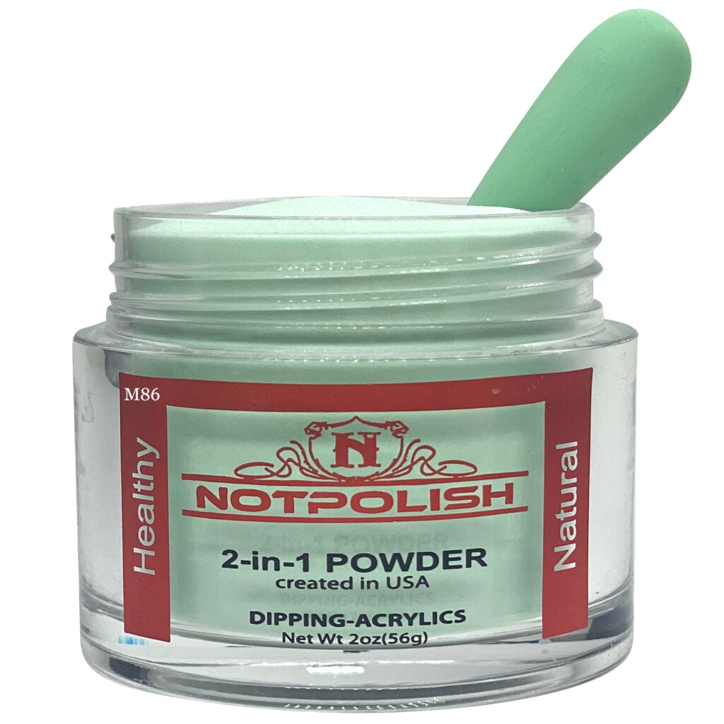 NOTPOLISH M86 BLOOMING MINT POWDER