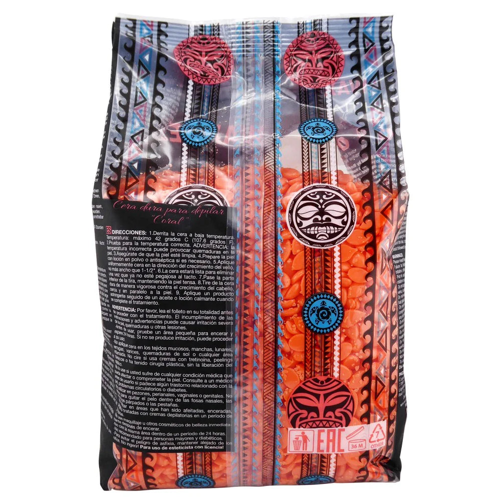 WAXNESS Premium Rosin Free Hard Wax Beads Tahitian Coral 2.2lb