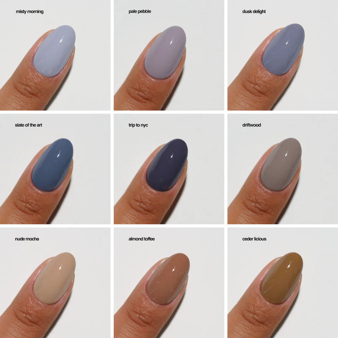 DND DIVA HAPPY TRAILS COLLECTION - 30 or 36 Gel/Lacquer Duos
