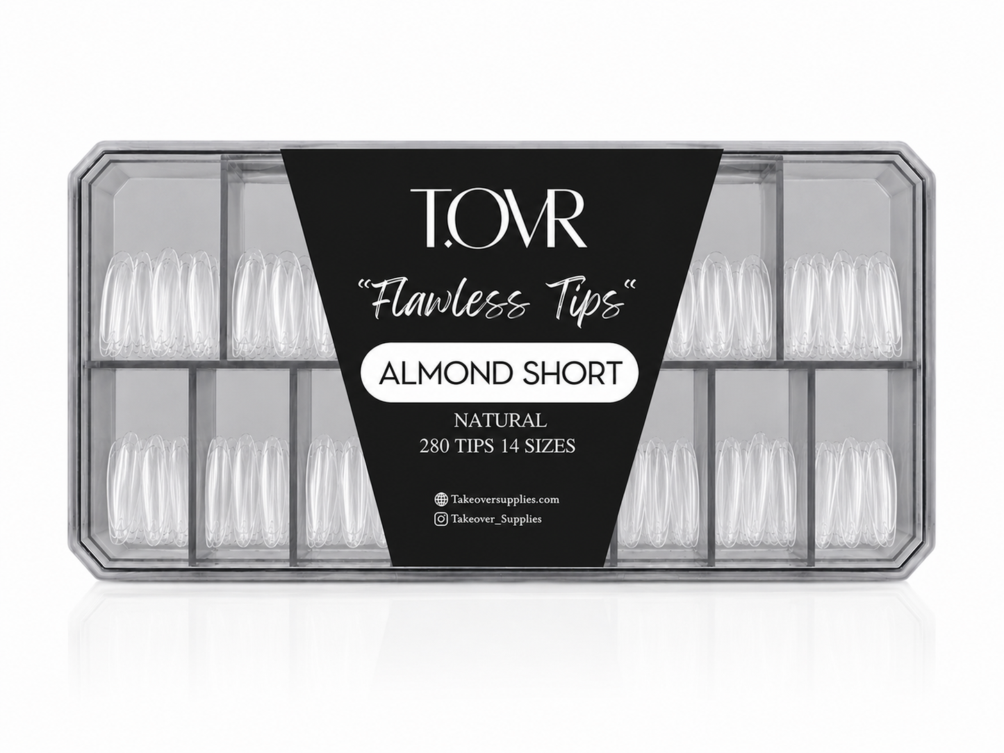 Take Over Soft Gel Extension Tips 280pcs Almond