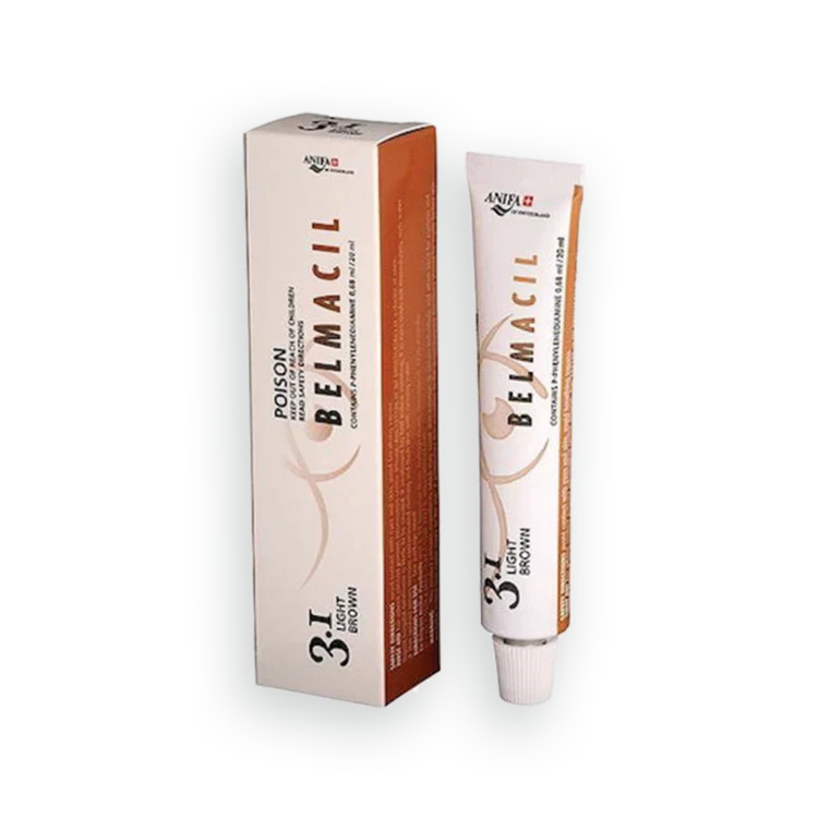 BELMACIL Permanent Cream Color for Eyelashes & Brows