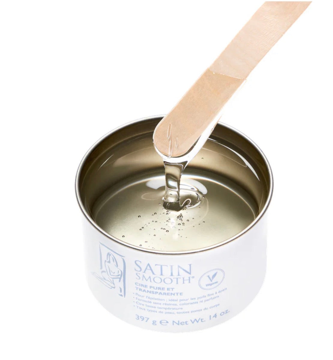 Satin Smooth Pure Clear Soft Wax 14oz
