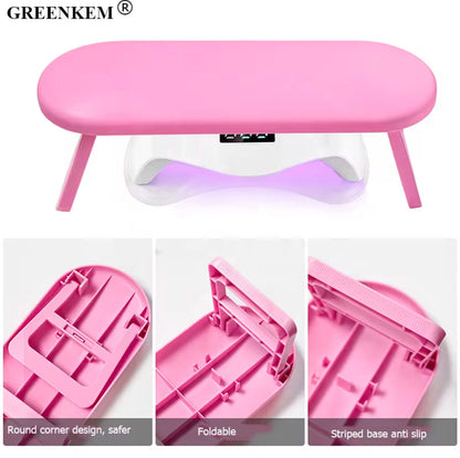 Foldable Oval Plastic Arm Rest