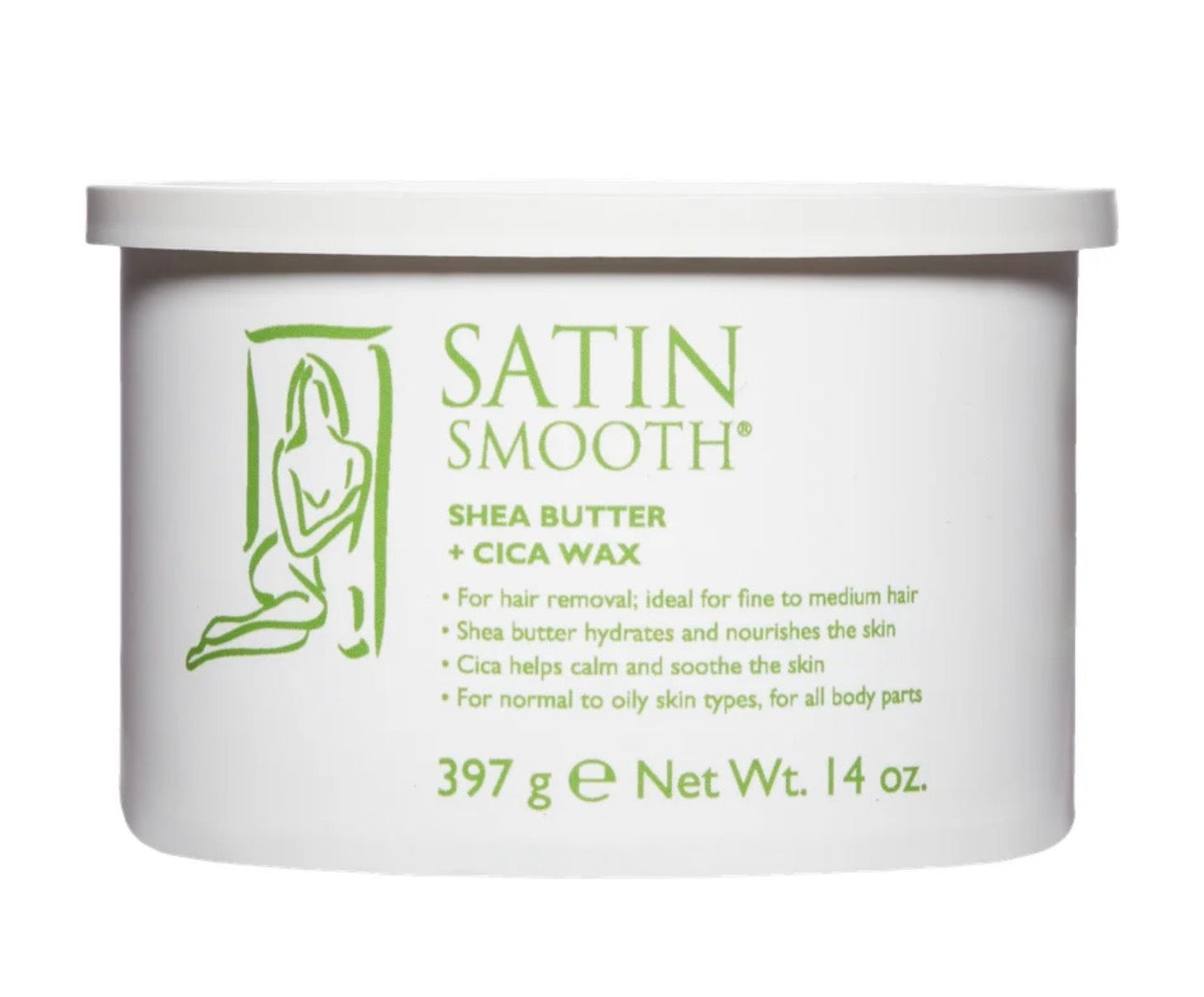 Satin Smooth Shea Butter & Cica Soft Wax 14oz