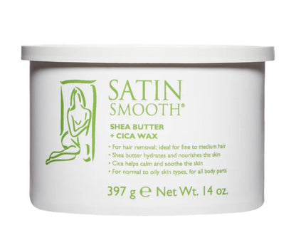Satin Smooth Shea Butter & Cica Soft Wax 14oz