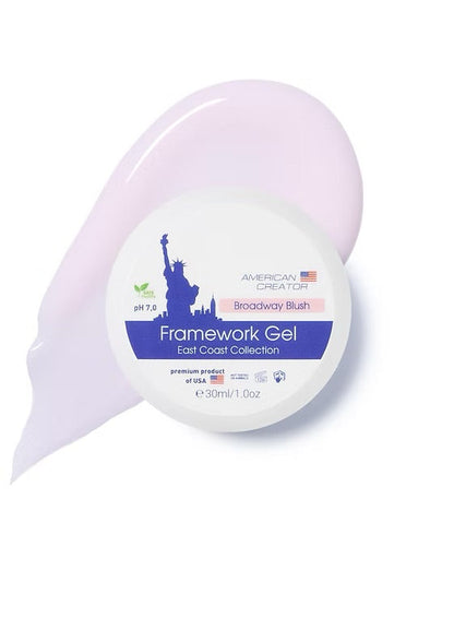 American Creator Framework Gel East Coast Col. BROADWAY BLUSH 30ml