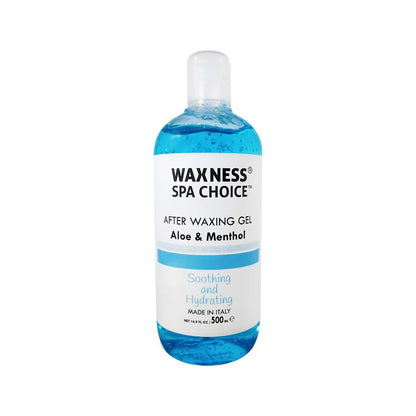 WAXNESS Spa Choice After Waxing Gel with Aloe and Menthol 500ml