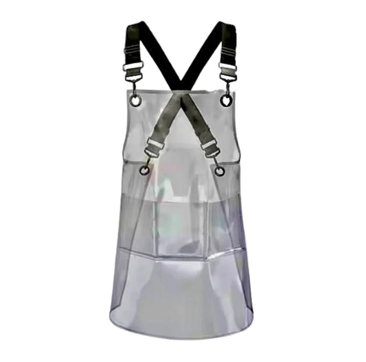 Transparent Apron with Adjustable Straps