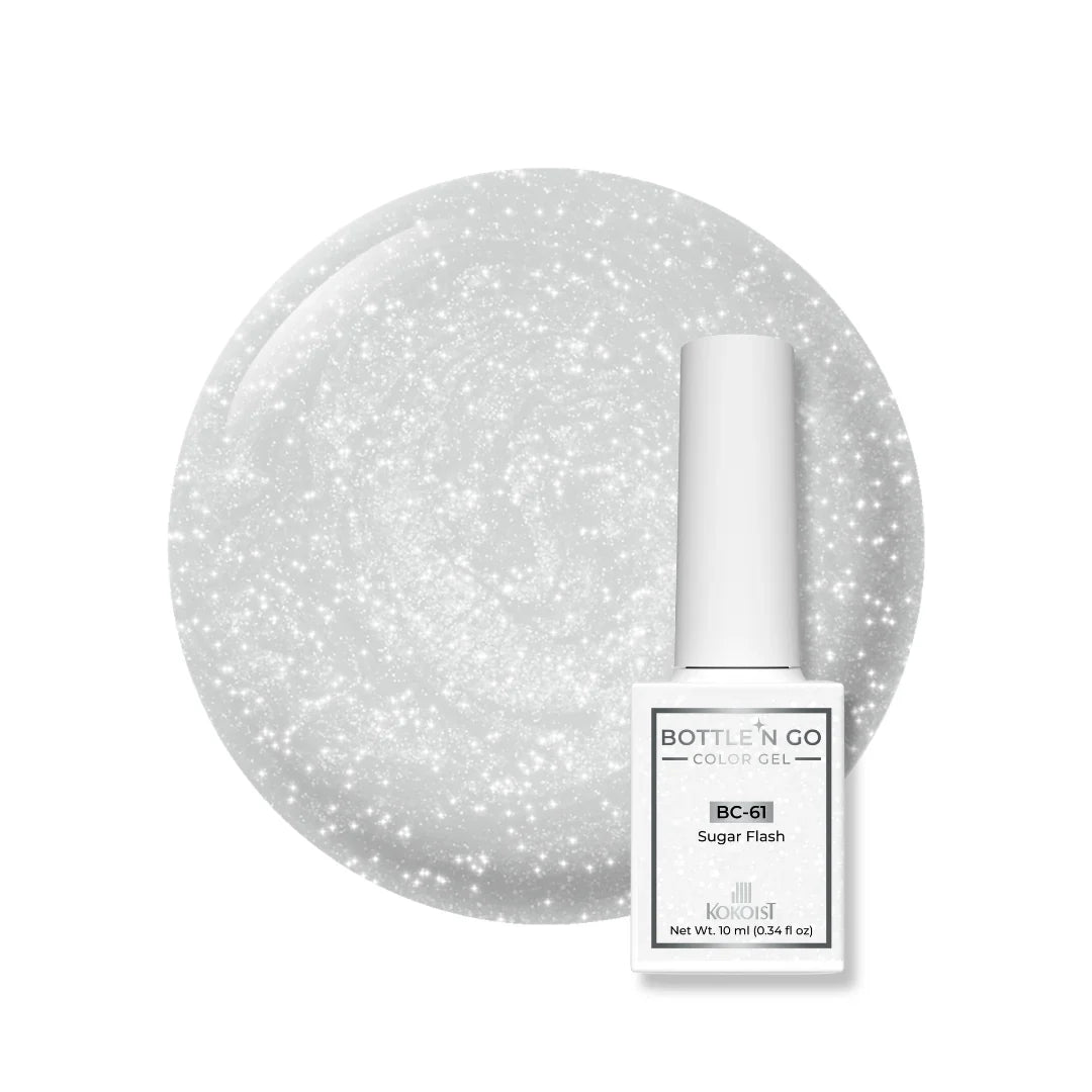 KOKOIST BOTTLE ‘N GO FLASH GLITTER GEL POLISH
