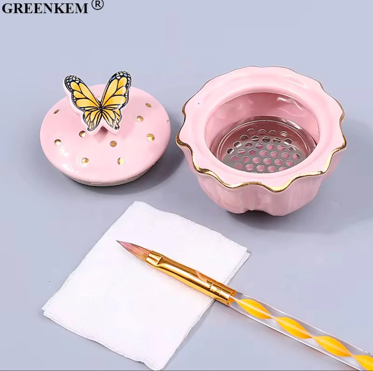 Butterfly Dappen Dish with Filter