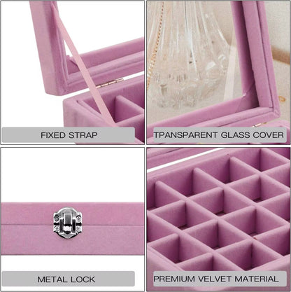Velvet Rhinestone Case 24 Grid
