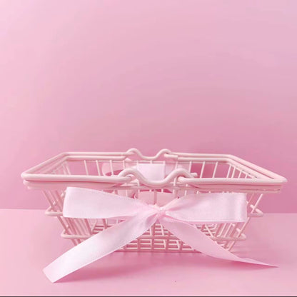 Pink Mini Shopping Basket