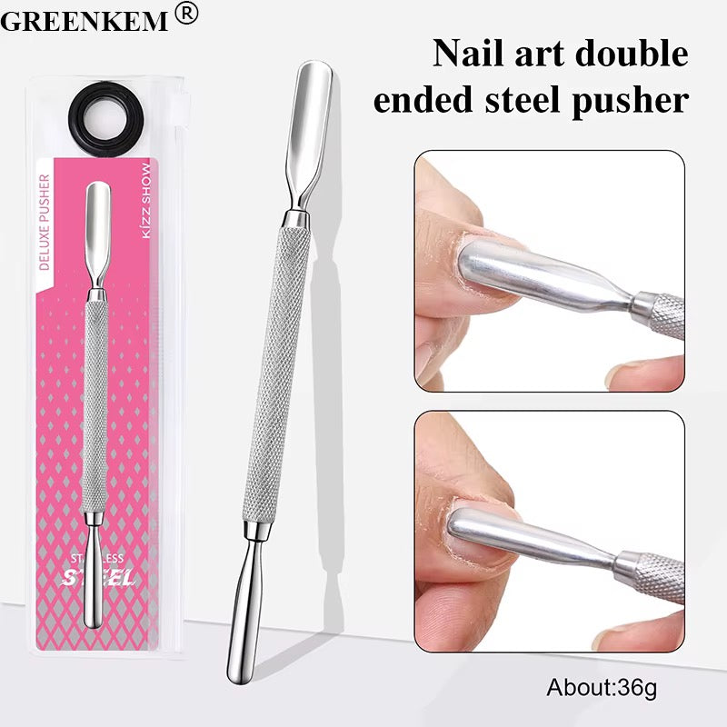 Stainless Steel Double-Ended Cuticle Pusher