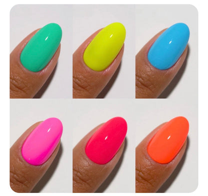 DND Diva Hot Girl Summer Gel & Lacquer 6pc Bundle