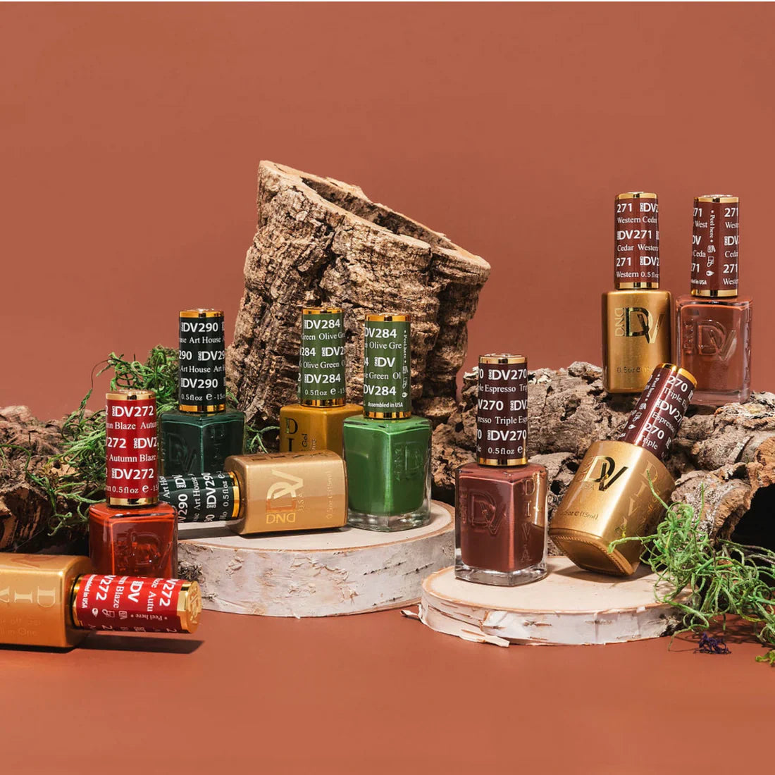 DND DIVA HAPPY TRAILS COLLECTION - 30 or 36 Gel/Lacquer Duos