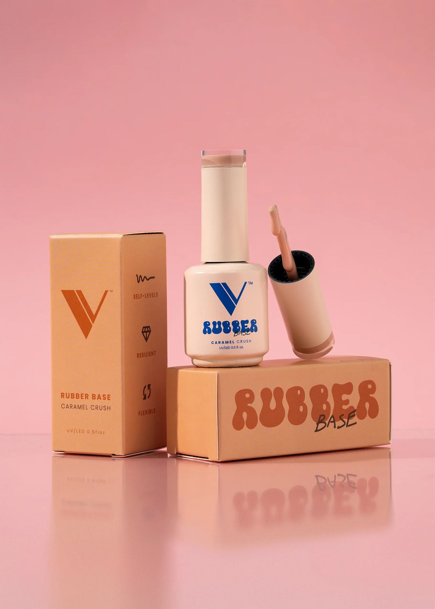 V Beauty Pure Rubber Base - Caramel Crush