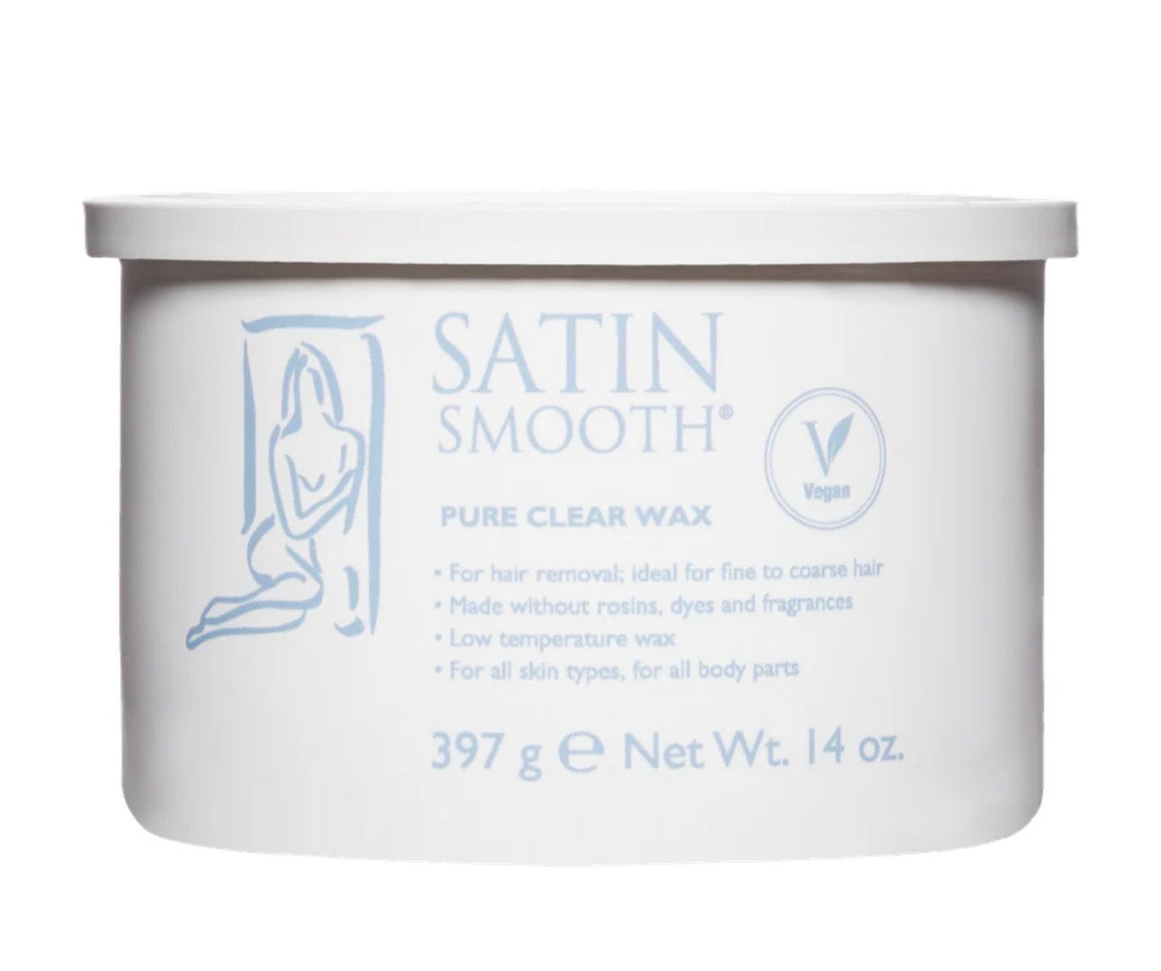 Satin Smooth Pure Clear Soft Wax 14oz