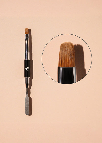 V BEAUTY PURE ACRYGEL BRUSH #8 - NATURAL