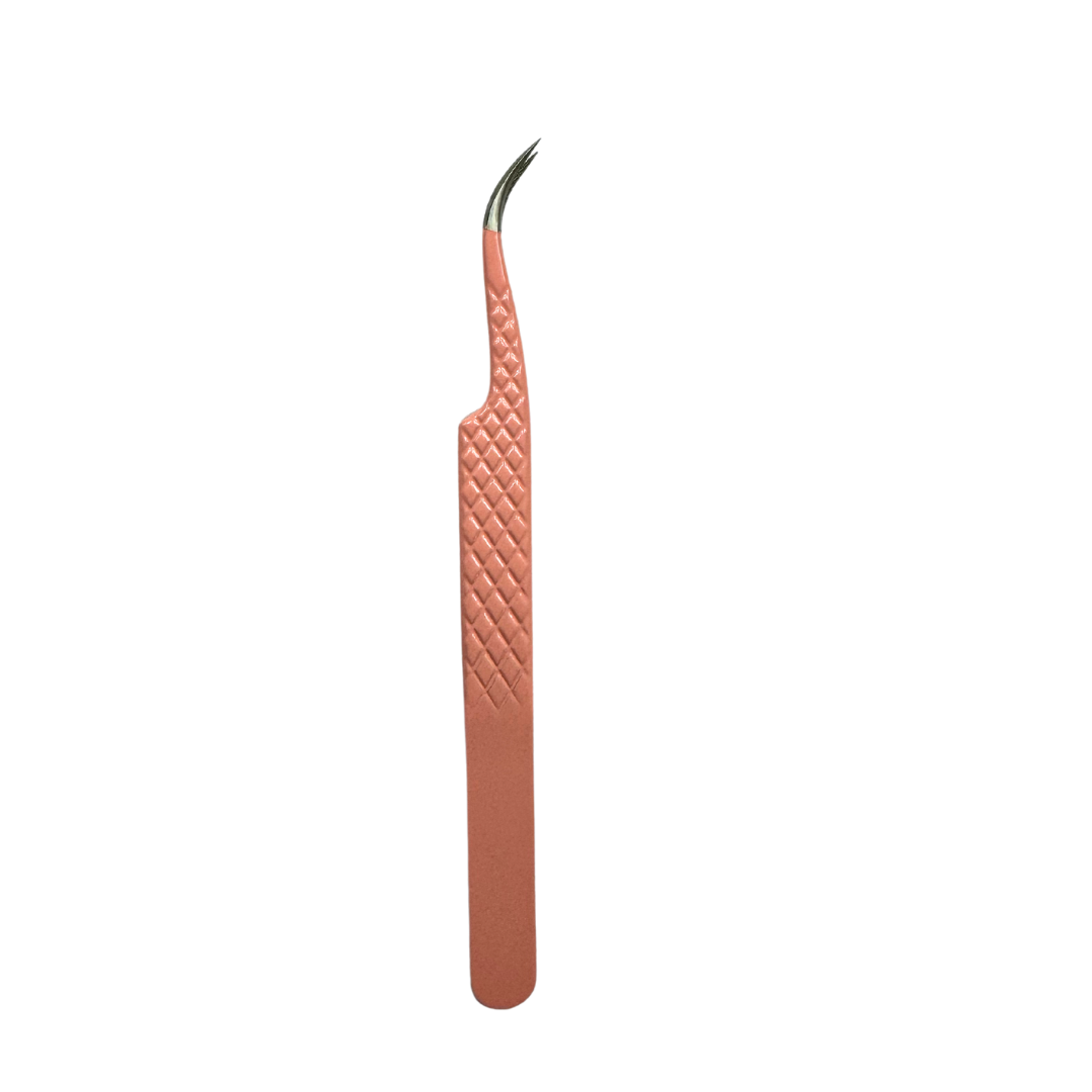 Pink Fiber Tweezers