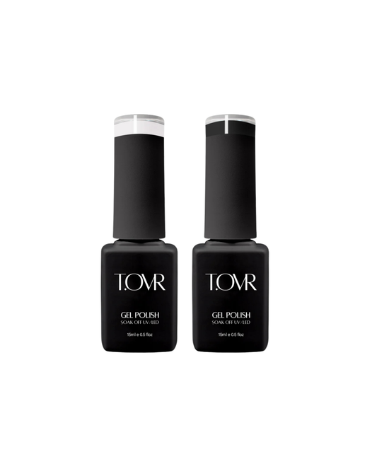 Take Over UV/LED Gel Polish White & Black Duo