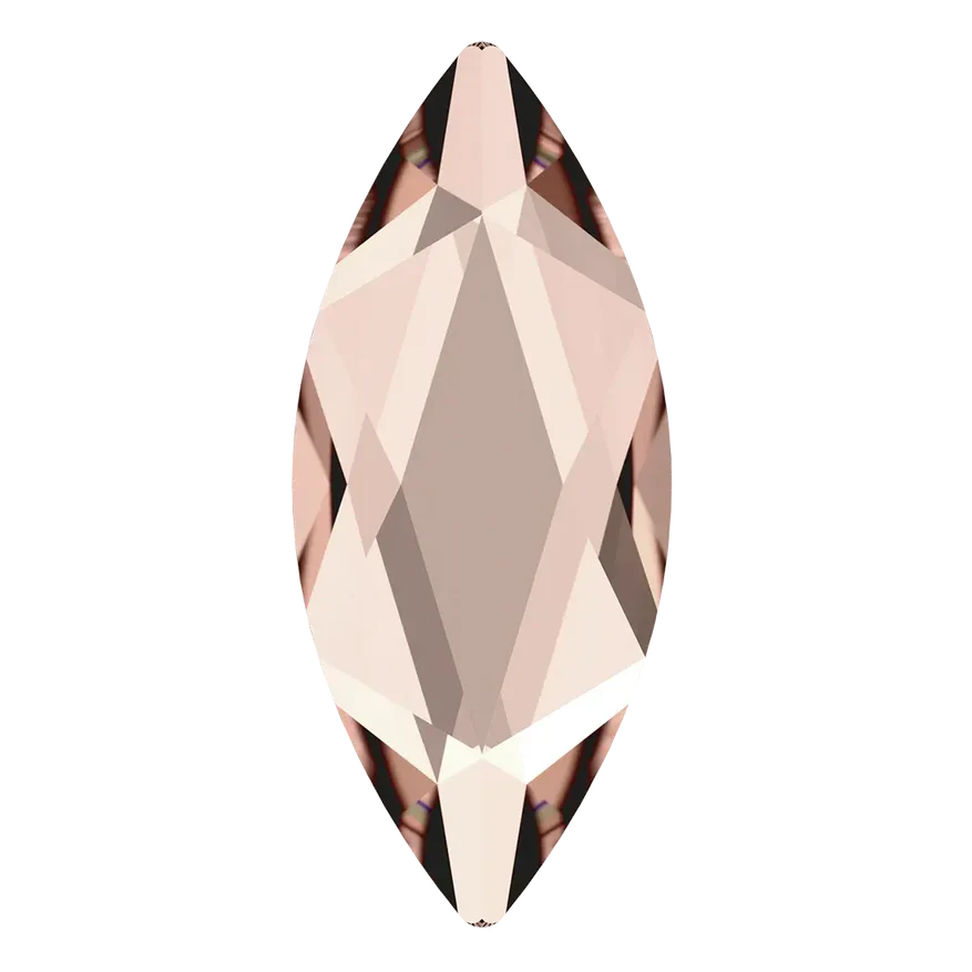Bluestreak Serinity Flat Back Crystals Non Hotfix Marquise (2201) Vintage Rose