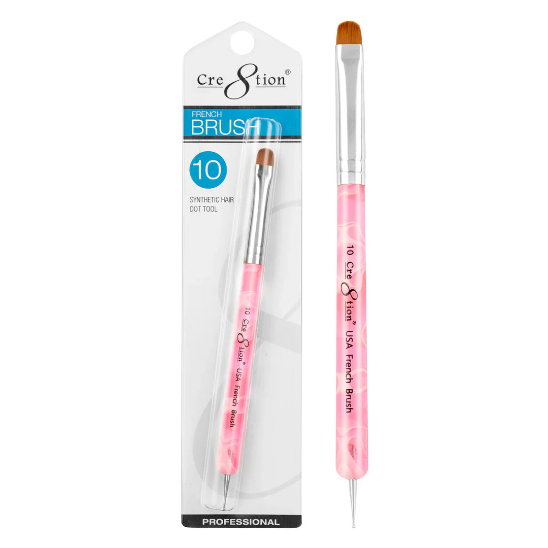 Cre8tion French Brush Synthetic With Dot Tool