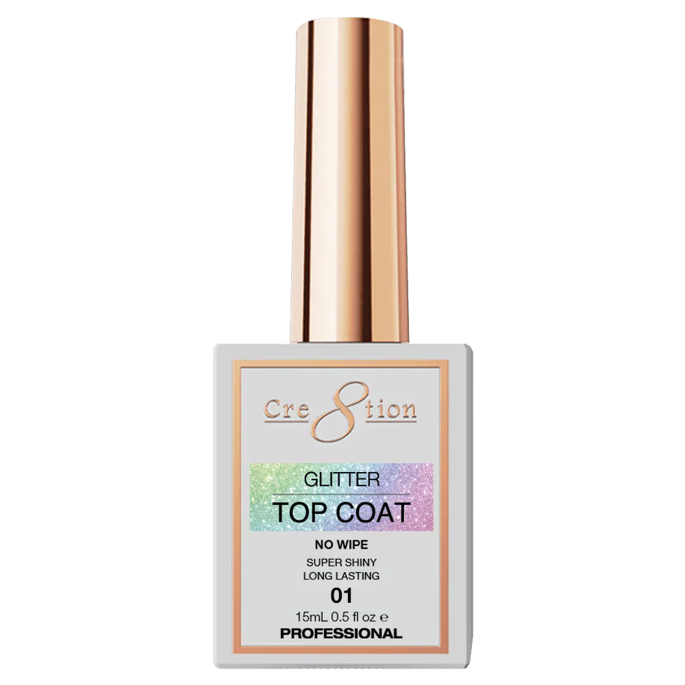 Cre8tion Glitter Top Coat 01 15ml